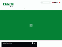 Tablet Screenshot of keitelegroup.fi